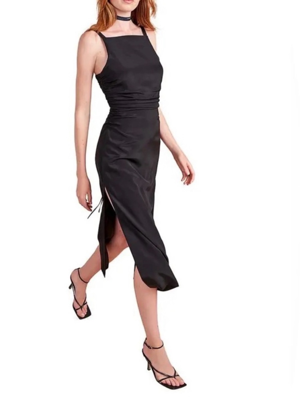 NWT La Ligne Sasha Dress in Black Size XS